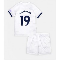 Fotbalové Dres Tottenham Hotspur Ryan Sessegnon #19 Dětské Domácí 2023-24 Krátký Rukáv (+ trenýrky)